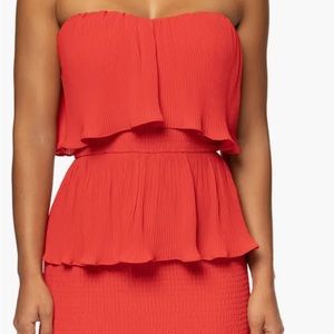 JLUXLABEL Orange MIDI Dress